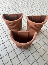 3 vasi per balcone