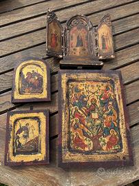 set icone religiose greche del Monte Athos