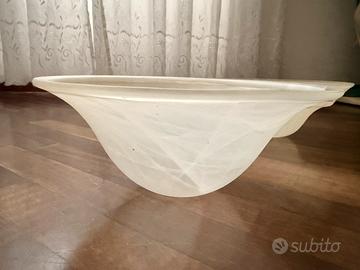 Diffusori luce per piantana da terra in vetro sati