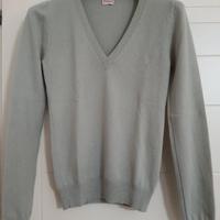 Maglione in cashmere scollo a V donna