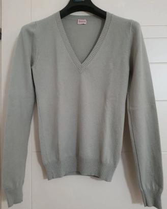 Maglione in cashmere scollo a V donna
