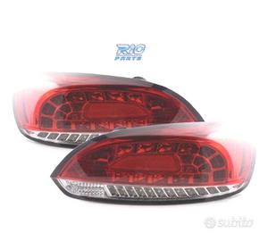 FANALI VOLKSWAGEN VW SCIROCCO 08-14 LED ROSSO CROM