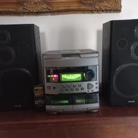 Stereo Pioneer XR-P170C casse Philips