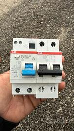 ABB - Interruttore 16A 10k 2P con differenziale 0,