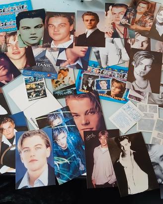 Leonardo Di Caprio Sticker collection anni 90 foto
