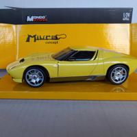 MODELLO AUTO LAMBORGHINI MIURA NO BURAGO MEBETOYS