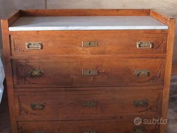 Canterano massello ciliegio+specchiera