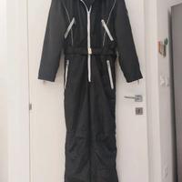 Tuta da sci Ellesse vintage donna M Thermore nera