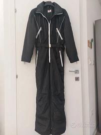 Tuta da sci Ellesse vintage donna M Thermore nera