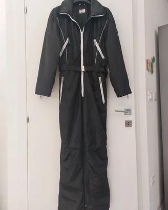 Tuta da sci Ellesse vintage donna M Thermore nera