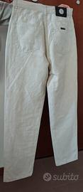 Pantaloni Trussardi lino e cotone.