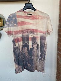 T-shirt Sisley beige uomo