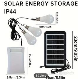 kit illuminazione solare 
