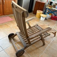 Sdraio giardino legno acacia