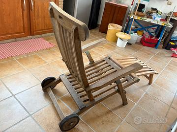 Sdraio giardino legno acacia