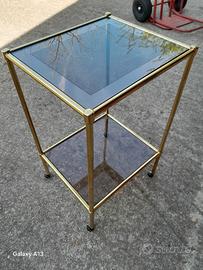 carrellino in ottone 