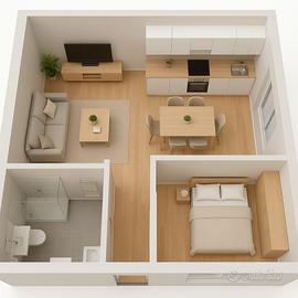 Ampio bilocale a Vigonza