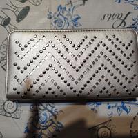 portafoglio lungo argento 