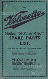 Manuali Officina e part list Moto d'Epoca Europee