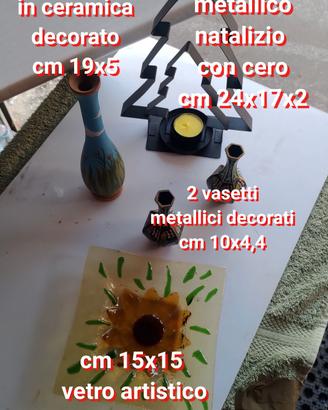 5 REGALI NATALIZI ALBERO VASI E POSACENERE