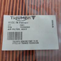 Filtro aria originale Speed Triple 1050