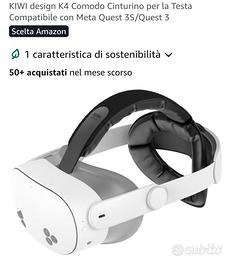 Maschera e cinturino metaquest 3s