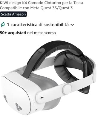 Maschera e cinturino metaquest 3s
