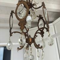 Lampadario antico 70€