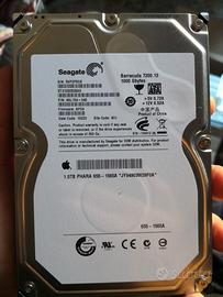 Hard disk 1 Tera Sata per Apple Mac e PC HD 1TB