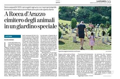 Cimitero per animali d'affezione.