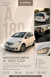 MERCEDES A180CDI•NEOPATENTATI•€1.499• FINANZIABILE