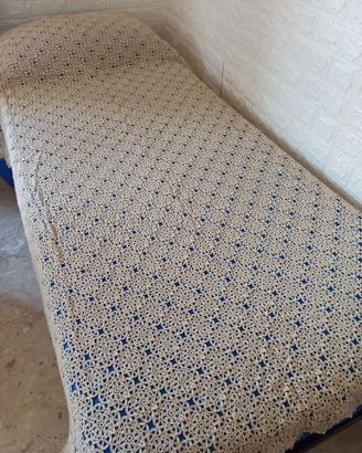 coperta letto singolo uncinetto