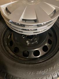 Gomme invernali Pirelli e cerchi in ferro