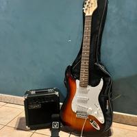 Bundle Chitarra elettrica+Amplificatore 10W