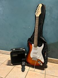 Bundle Chitarra elettrica+Amplificatore 10W