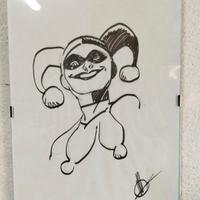 Sketch Originale Harley Quinn di Matteo Scalera