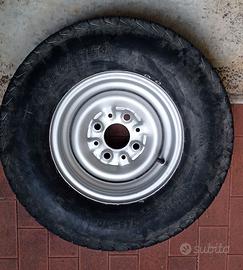 ruota carrello porta moto