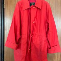 Spolverino Trench rosso La Fenice xxl