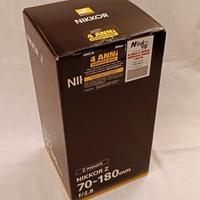 NIKON Z 70-180 2.8 NUOVO SIGILLATO GARANZIA NITAL