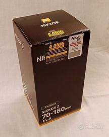 NIKON Z 70-180 2.8 NUOVO SIGILLATO GARANZIA NITAL