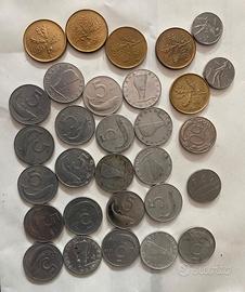 31 monete varie in Lire leggi