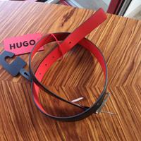 Cintura usata vera pelle HUGO nera
