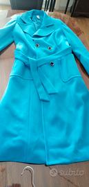 cappotto donna azzurro 