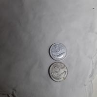DUE monete da 5 lire  anni 1954 e 1955