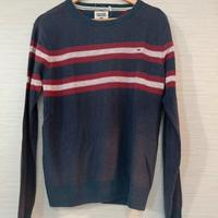 Maglione blu e rosso di Tommy Hilfiger