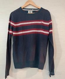 Maglione blu e rosso di Tommy Hilfiger