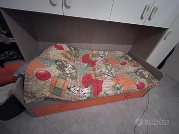 LETTO SINGOLO CON LETTO ESTRAIBILE