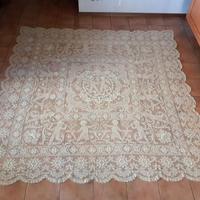 Copriletto filet matrimoniale anni '30