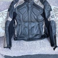 Giacca pelle moto Triumph taglia 50/52