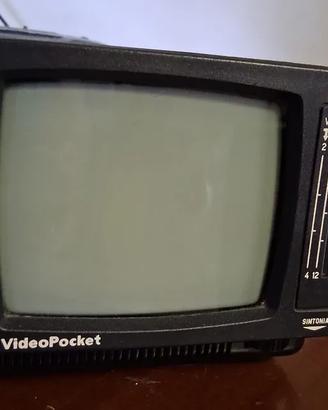 Televisore portatile anni '60 Videopocket Hyper